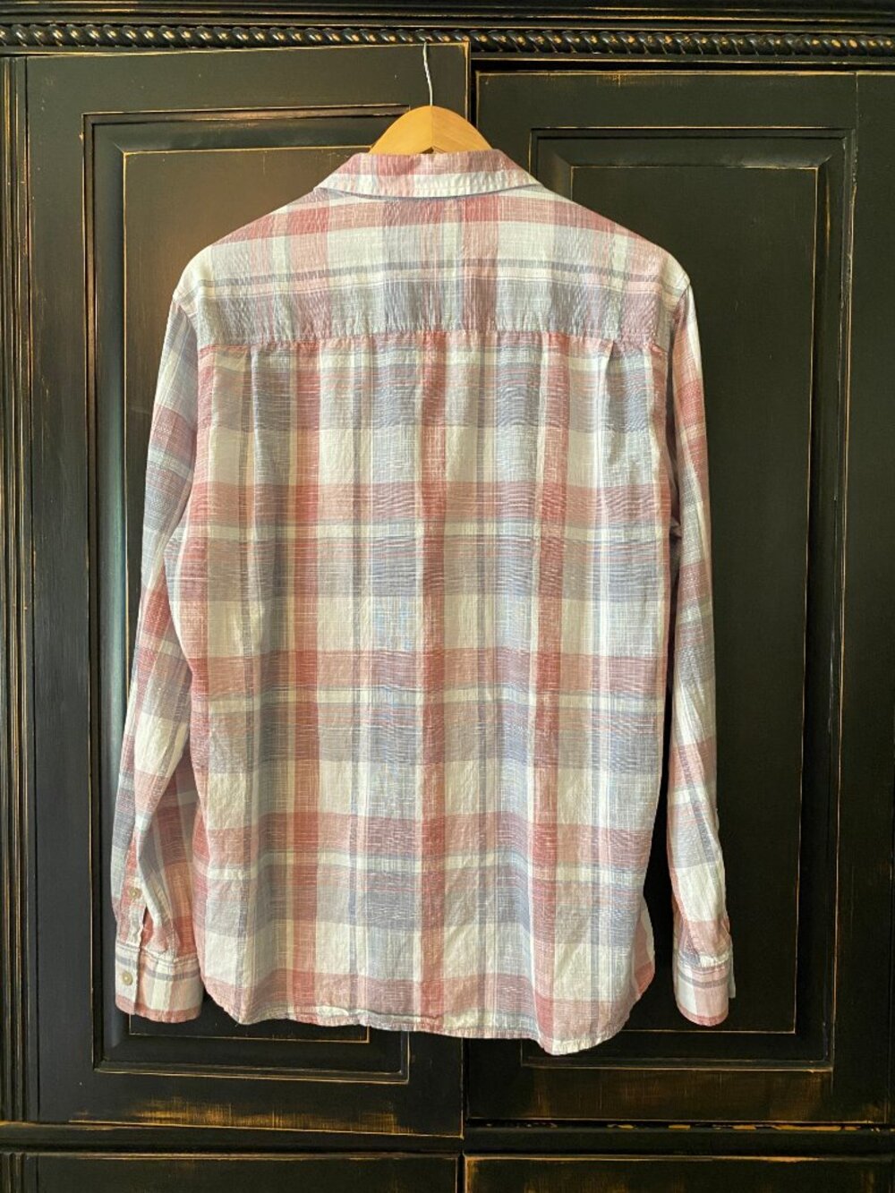Weatherproof - Men’s Plaid Long Sleeve Button Down Shirt - Size Large - Picture 2 of 11
